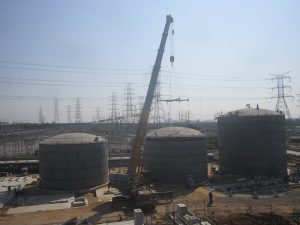 B.Grimm Power Plant - Tank Erection